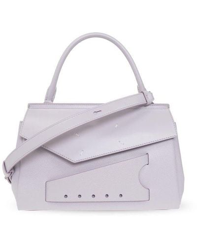 Maison Margiela Snatched Small Tote Bag - White