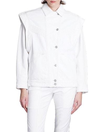 Isabel Marant Harmon Button-up Jacket - White