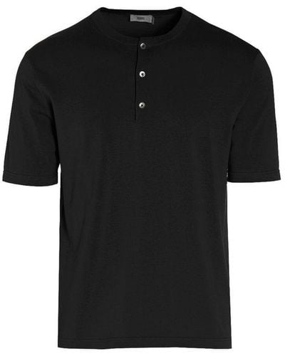 Closed Serafino T-Shirt - Black