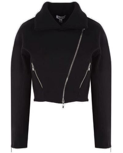 Alaïa Zip-detailed Biker Cardigan - Black