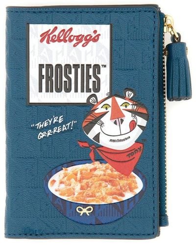 Anya Hindmarch "Frosties" Wallet - Blue