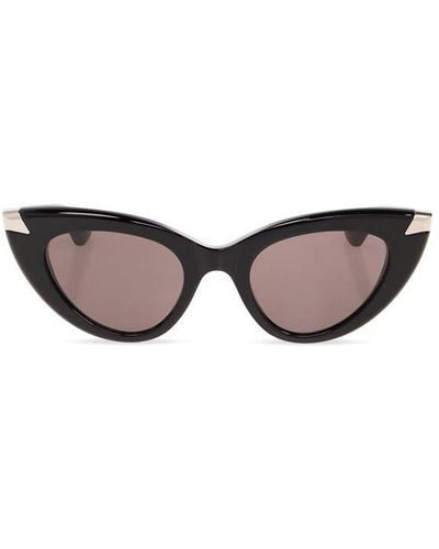 Alexander McQueen Cat-eye Sunglasses, - Black