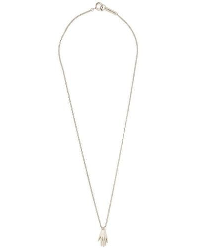 Isabel Marant Hand Pendant Necklace - White
