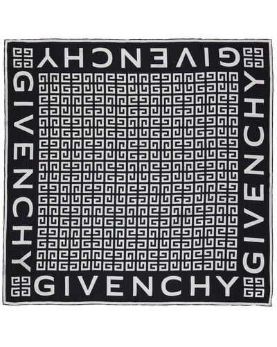 Givenchy 4g Motif Square Twill - Black