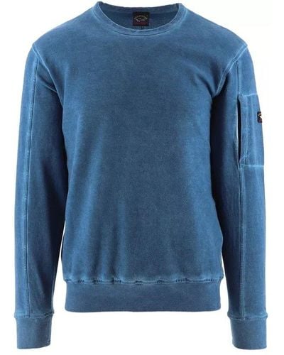 Paul & Shark Long-sleeved Crewneck Sweatshirt - Blue