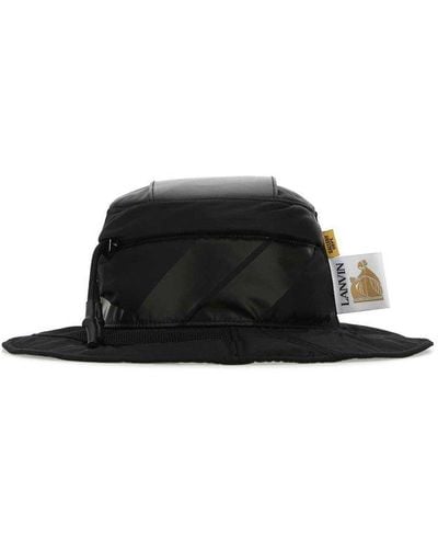 Lanvin X Gallery Dept. Logo-label Bucket Hat - Black