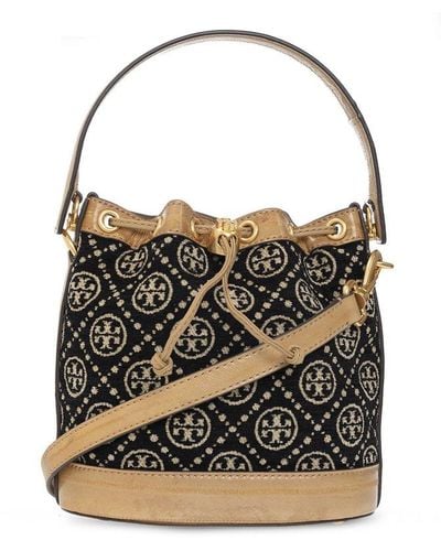 Tory Burch Double T Tote Bag - Black