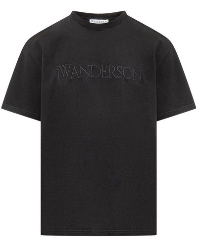 JW Anderson T-shirt With Logo - Black