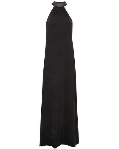 Blugirl Blumarine Sleeveless Long Dress - Black
