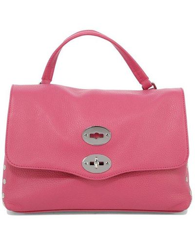 Zanellato Postina S Daily Foldover Top Handbag - Pink