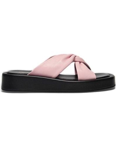 Elleme Tresse Platform Sandals - Pink