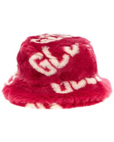 Gcds Logo Bucket Hat Hats - Red
