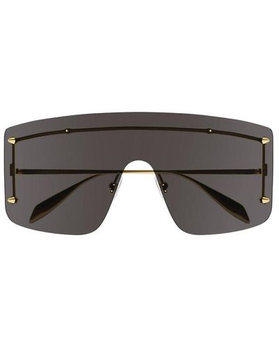 Alexander McQueen Frameless Sunglasses - Gray
