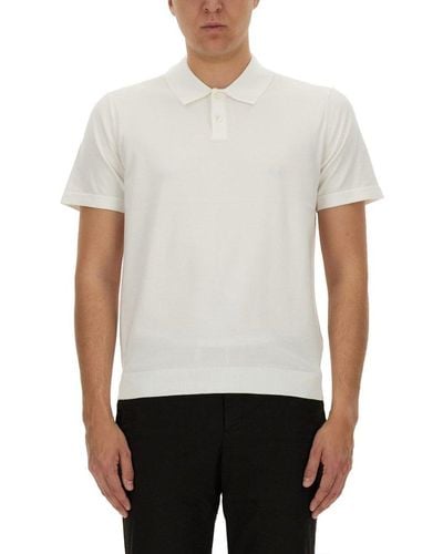 Theory Regular Fit Polo Shirt - White