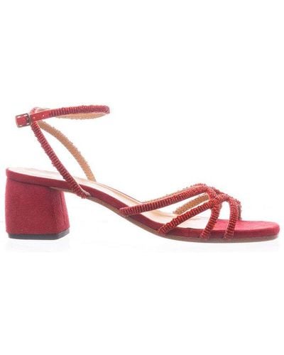 Maliparmi Bead-embellished Sandals - Red