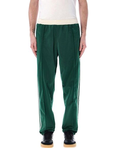 adidas Originals Trefoil-logo High-waist Track Trousers - Green