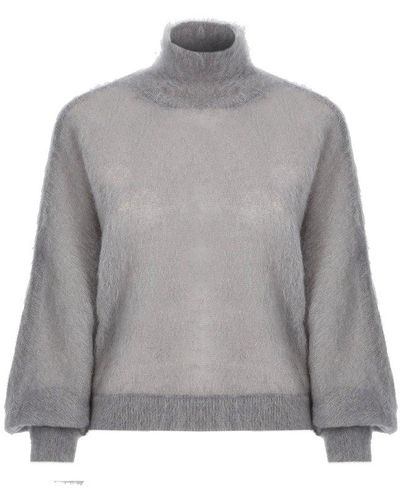 Alberta Ferretti Wool Jumper - Grey