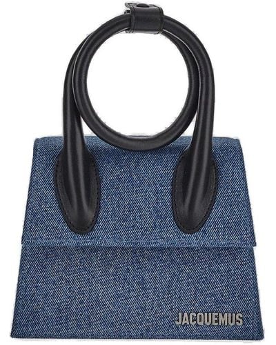 Jacquemus Le Chiquito Noeud Handbag - Blue