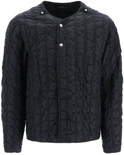 Stone Island Shadow Project 'augment' Quilted Jacket - Black