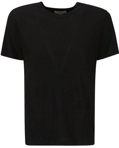 Agolde Annise Short Sleeved T-shirt - Black
