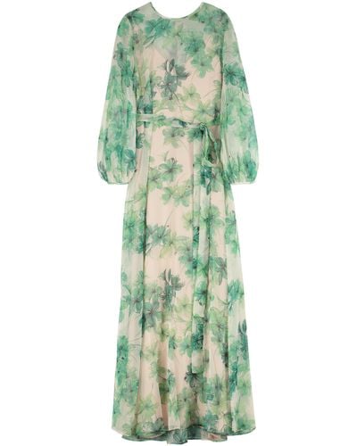 Max Mara Studio Zuppa Floral Dress - Green