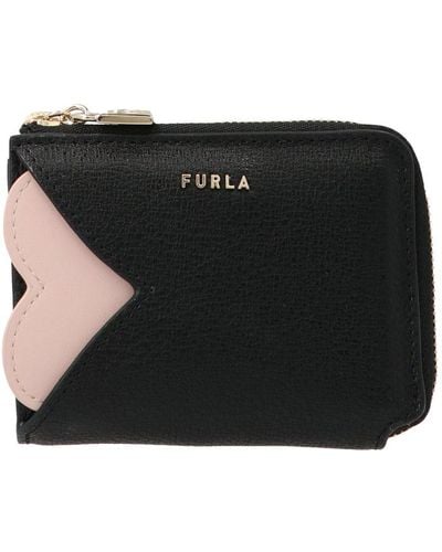 Furla Compact Lovely Small Wallet - Black