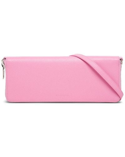Balenciaga Leash Clutch Bag - Pink
