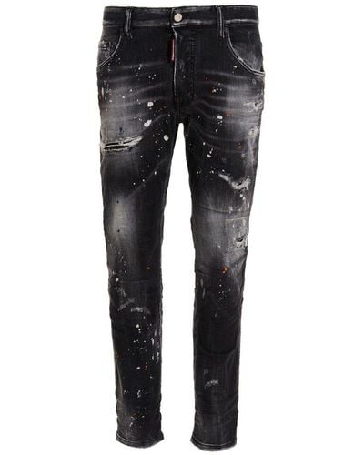 Mens Painted Jeans