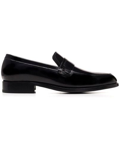 Givenchy Patent Logo Loafers - Black