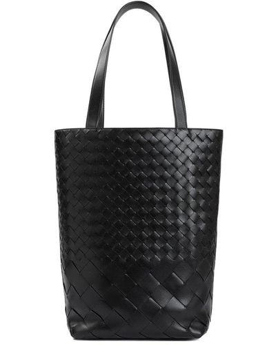 Bottega Veneta Calf Leather Handbag Unica - Black