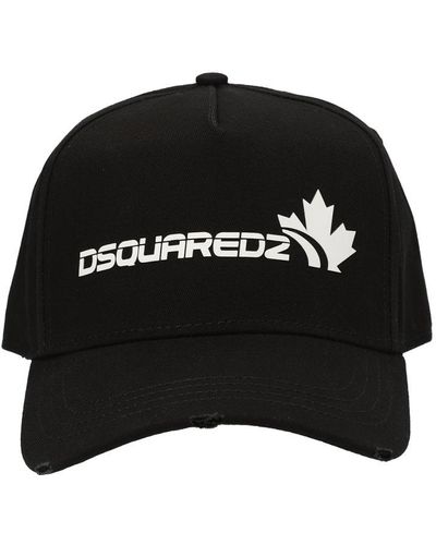 DSquared² Ceresio 9 Logo Ripstop Baseball Cap - Black
