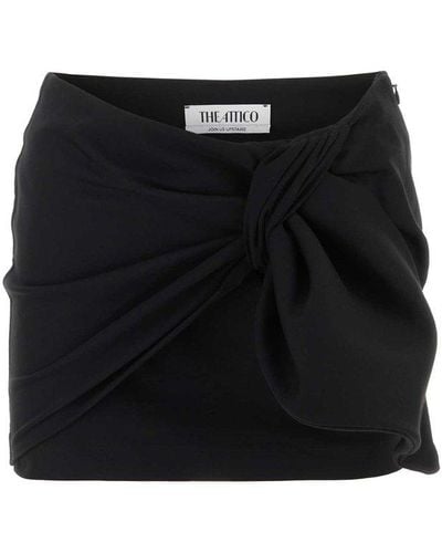 The Attico Daiki Mini Skirt - Black