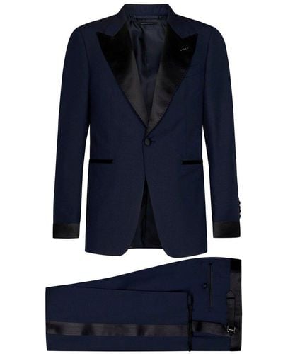 Tom Ford Single-breasted Two-piece Tailored Suit - Blue