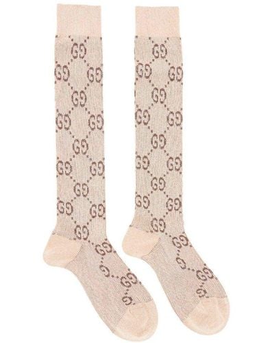 Gucci GG Signature Socks - White