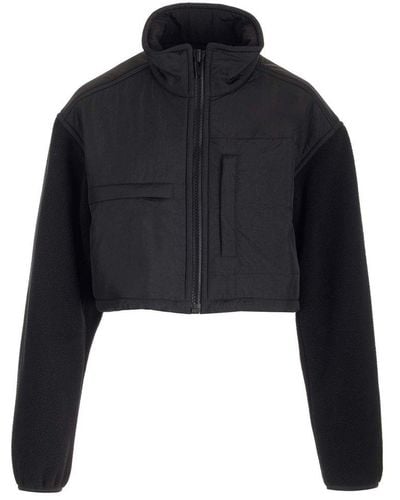 Alexander Wang Combined Cropped Jacket - Blue