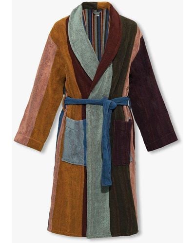 Paul Smith Paul Smith Cotton Bathrobe Robe - Multicolour