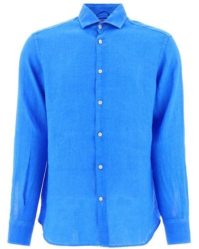 Mc2 Saint Barth "pamplona" Shirt - Blue
