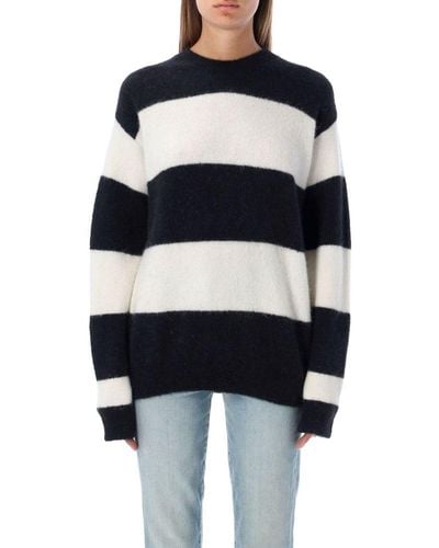 A.P.C. Alice Knit Striped Sweater - Blue