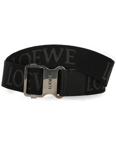 Loewe Slider Buckle Belt - Black