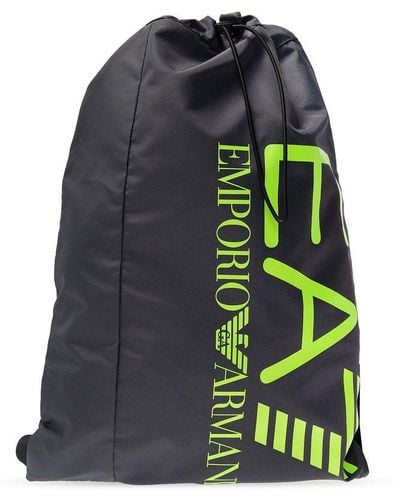 EA7 Logo Backpack - Green