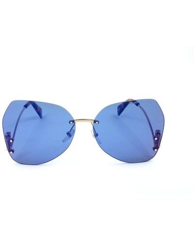 Marc Jacobs Rimless Sunglasses - Blue