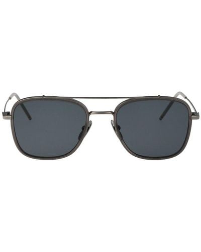 Thom Browne Navigator Frame Sunglasses - Grey
