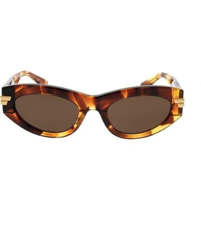 Bottega Veneta Cat-eye Frame Sunglasses - Multicolor