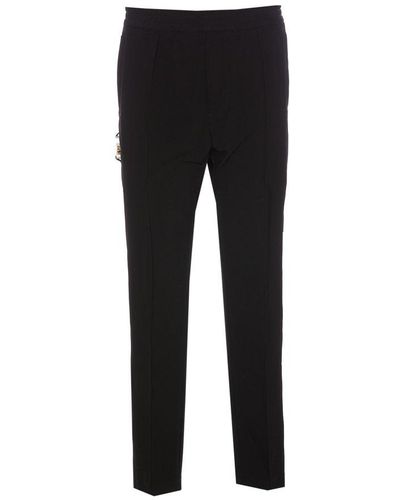 1017 ALYX 9SM Decorative Buckle-detail Tapered Tailored Trousers - Black