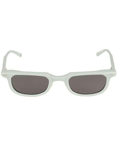 Jacques Marie Mage Laurence Rectangular Frame Sunglasses - Gray
