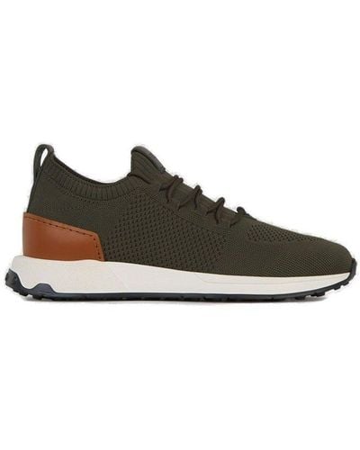 Tod's Mesh Running Lace-up Trainers - Green
