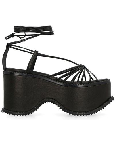 Vivienne Westwood Teddy Girl Platform Sandals - Black