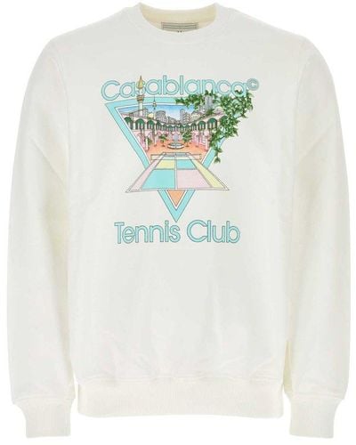 Casablancabrand Tennis Club Icon Sweatshirt - White