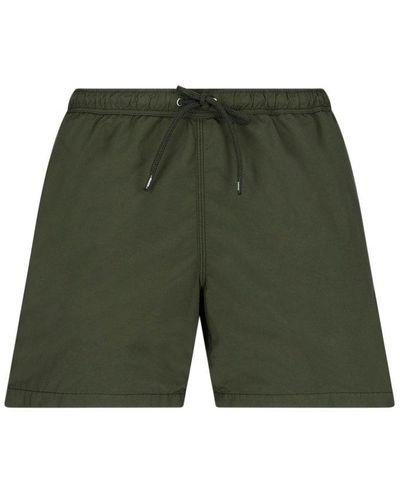 Aspesi Plain Swimming Shorts - Green