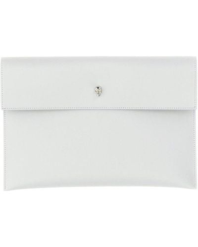 Alexander McQueen 'envelope' Clutch - White